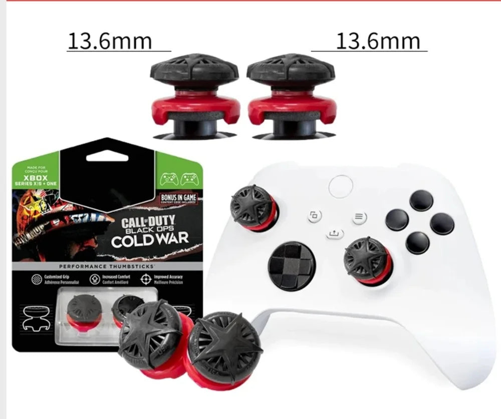 NEW 2PCS Freek Galaxy Performance Thumb Grip Caps Silicone Analog Stick Caps Cover for Xbox Series X/S Controller Silicone Cap