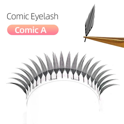 Yelix Spire Eyelashes Extension Feather Shape Individual Lashes Brazilian Volume Soft Lashes Customized Eyelashes Private Label