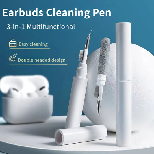 3-In-1 Cleaner For Bluetooth Earbud Cleaning Tool Kit For Airpods Pro 1 2 3 Cleaning Pen For IPhone Xiaomi Samsung Headset Brush