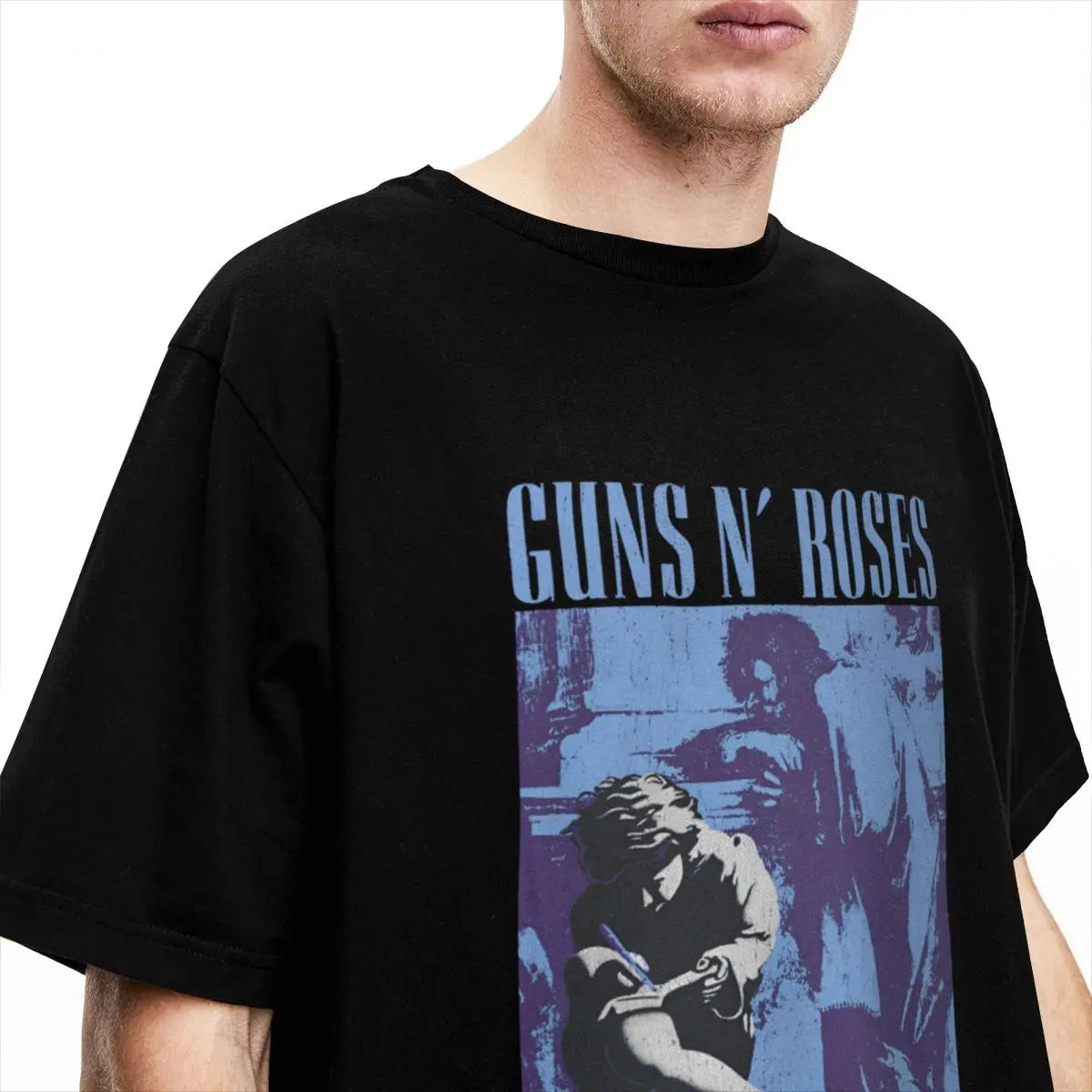 Guns N Roses Use Your Illusion Band Accessories T-Shirt Men Women Funny 100% Cotton Summer Tees