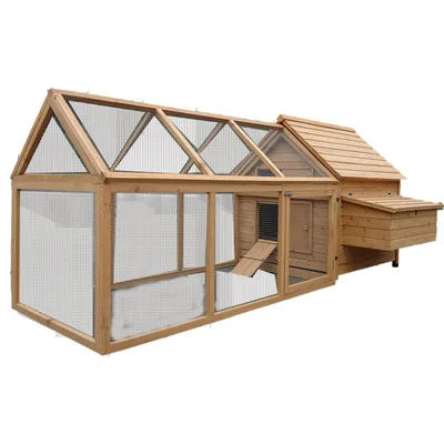 Large Separated Structure Running Cages Wooden Chicken Coop with Egg Case House