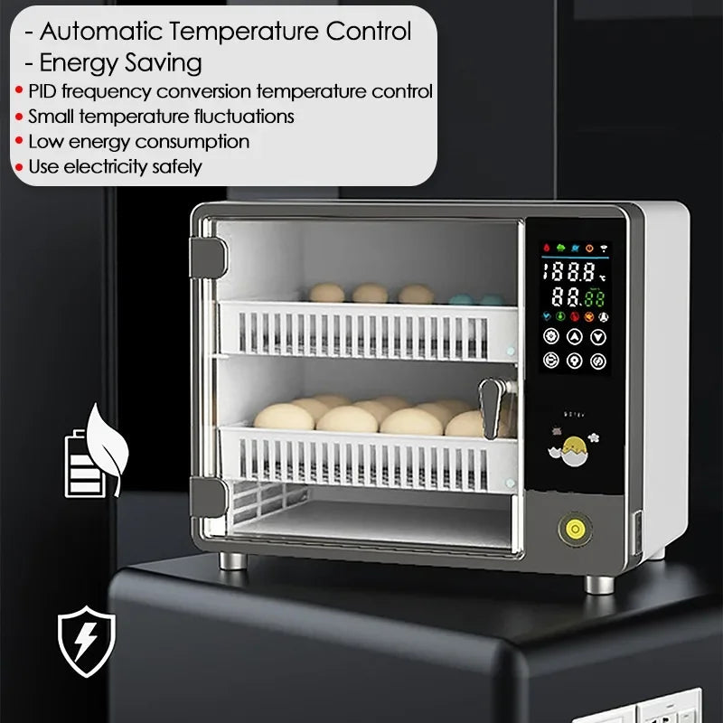 24 Egg Incubator Full Automatic Touch Temperature Control Farm Hatchery Machine Chicken Duck Quail Bird Brooder Eggs Incubator