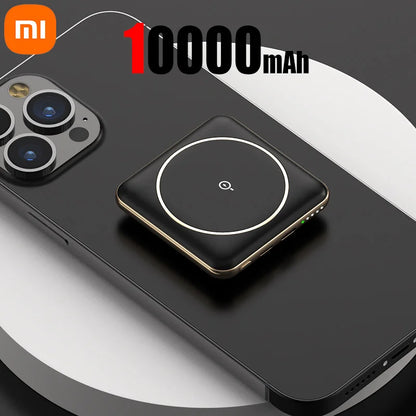 Xiaomi 50000mAh Power Bank Mini Magnetic Wireless Powerbank Fast Charging Thin External Battery For iPhone Huawei Samsung