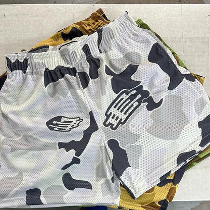 2024 EE Basic Short NEW YORK CITY SKYLINE men's casual shorts fitness sports pants summer gym workout mesh shorts men shorts