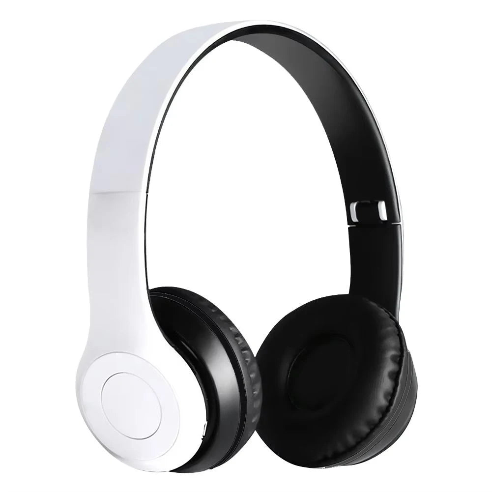 P47 Wireless Headphones Bluetooth 5.0 Earphones Foldable HIFI Stereo Bass for Music Gaming Kid Girl Earphone for Smartphone