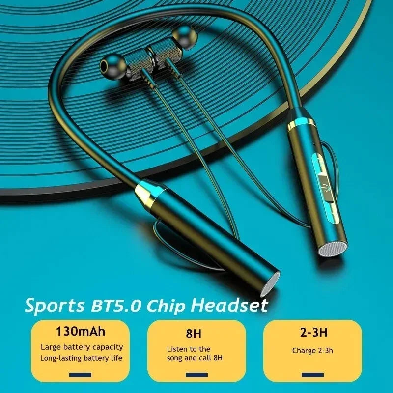 K58 Wireless Headphones Bluetooth Neckband Magnetic Earphones Sport Running Earbuds Waterproof Bluetooth Headset With Mic