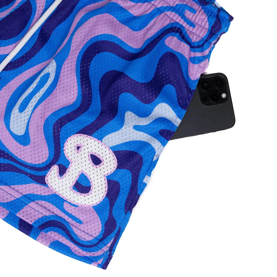 2024 BUCKETSQUAD Summer Mesh Basketball Shorts Men's Quick Drying Loose Sports Shorts Casual Trendy Running Beach Shorts