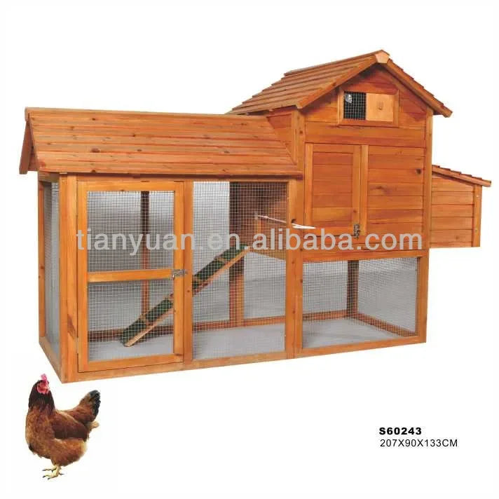 Pet Product Super Large Outdoor Chicken Cage Hutch Indoor Cheap Wooden Chicken Coop