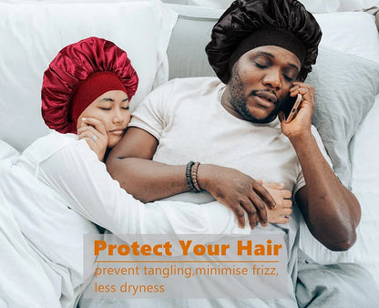 2/3PCS/LOT Men Women Long Tail Head Scarf Headwrap Bonnet Night Hat Silk Durag Pirate Hat Unisex Sleeping Bandana Turban Hijab