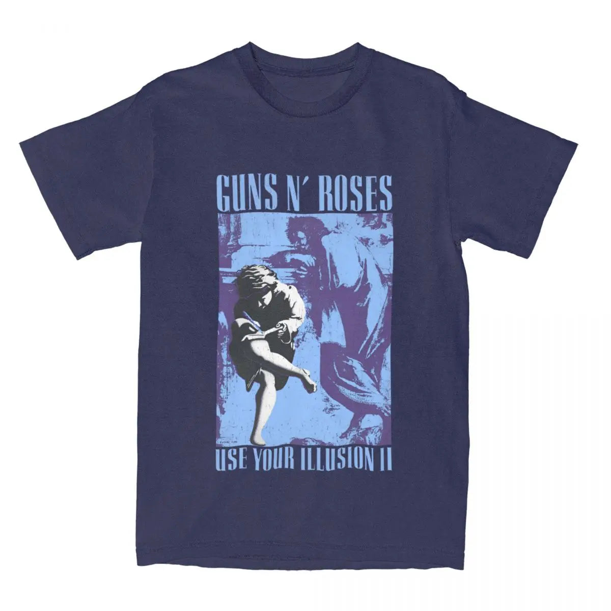 Guns N Roses Use Your Illusion Band Accessories T-Shirt Men Women Funny 100% Cotton Summer Tees