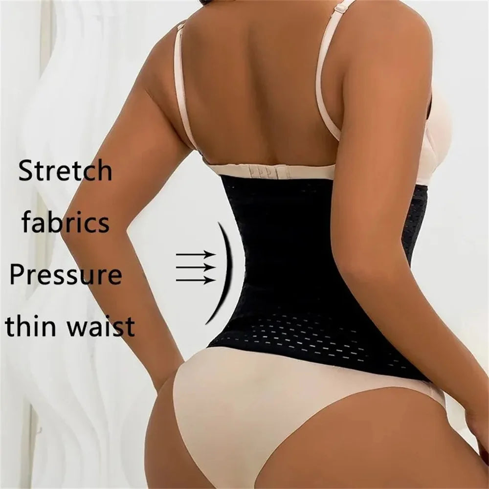 Women Body Shapewear Tummy Slimming Black Belly Band Shaping Shaper Corset Postpartum Flat Belly Postpartum Corset Shapewear