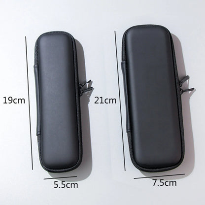 1pc Black Cosmetic Bag Waterproof Double Zipper Makeup Brushes Case Women Storage Bags Portable Travel Brush Holder Makeup Case