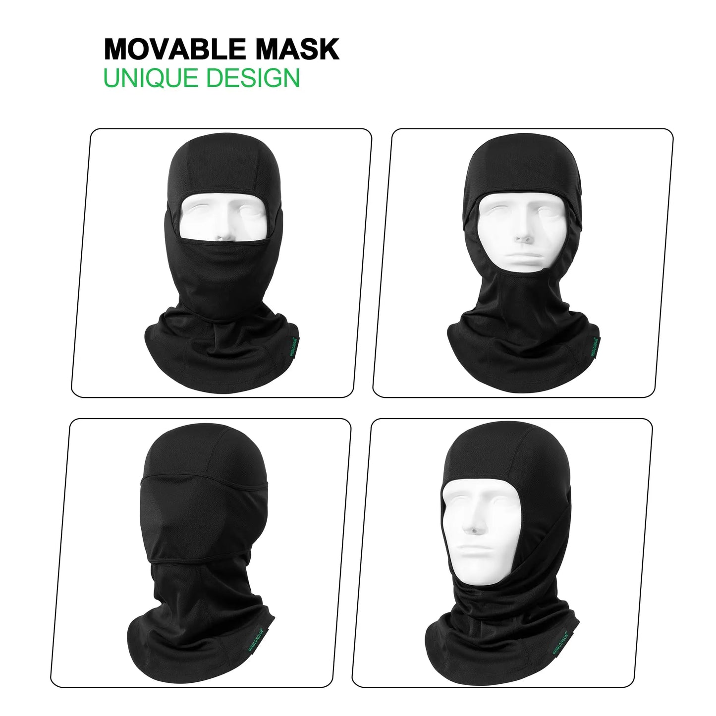 Balaclava Ski Mask Full Face Cover For Men And Women Breathable Full Face Mask For Skiing Outdoor Sports