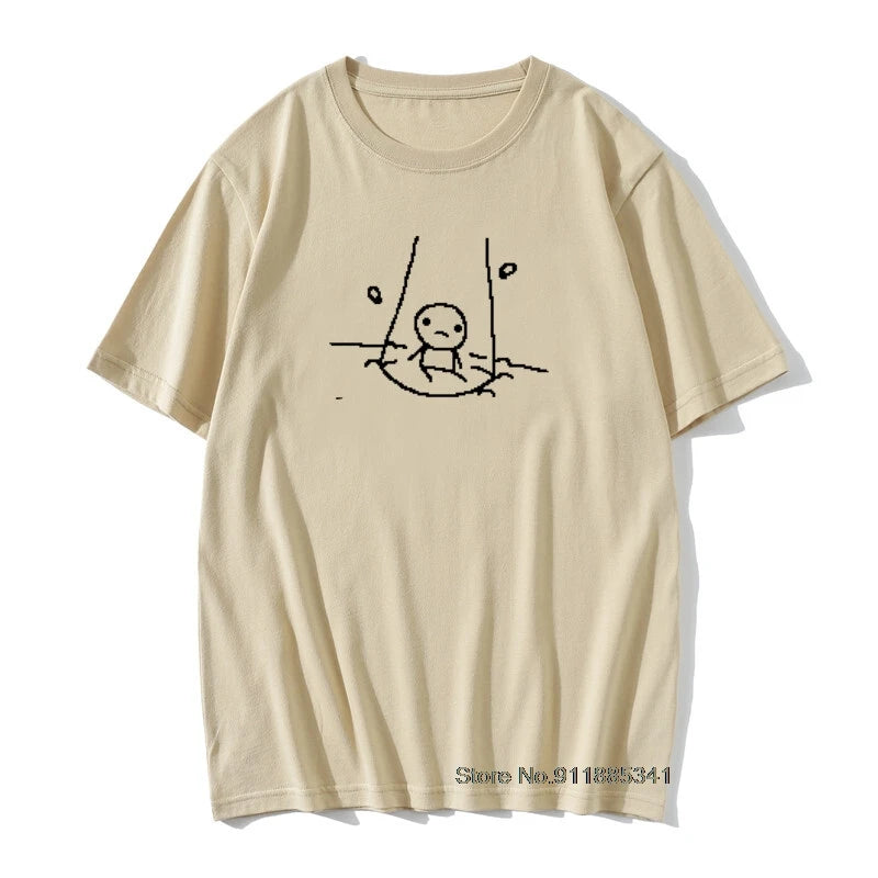 Faddish Men Tshirt The Binding Of Isaac T Shirts Cotton Tops Funny Short Sleeve O Neck Tee Shirt Vintage T-Shirts Funky