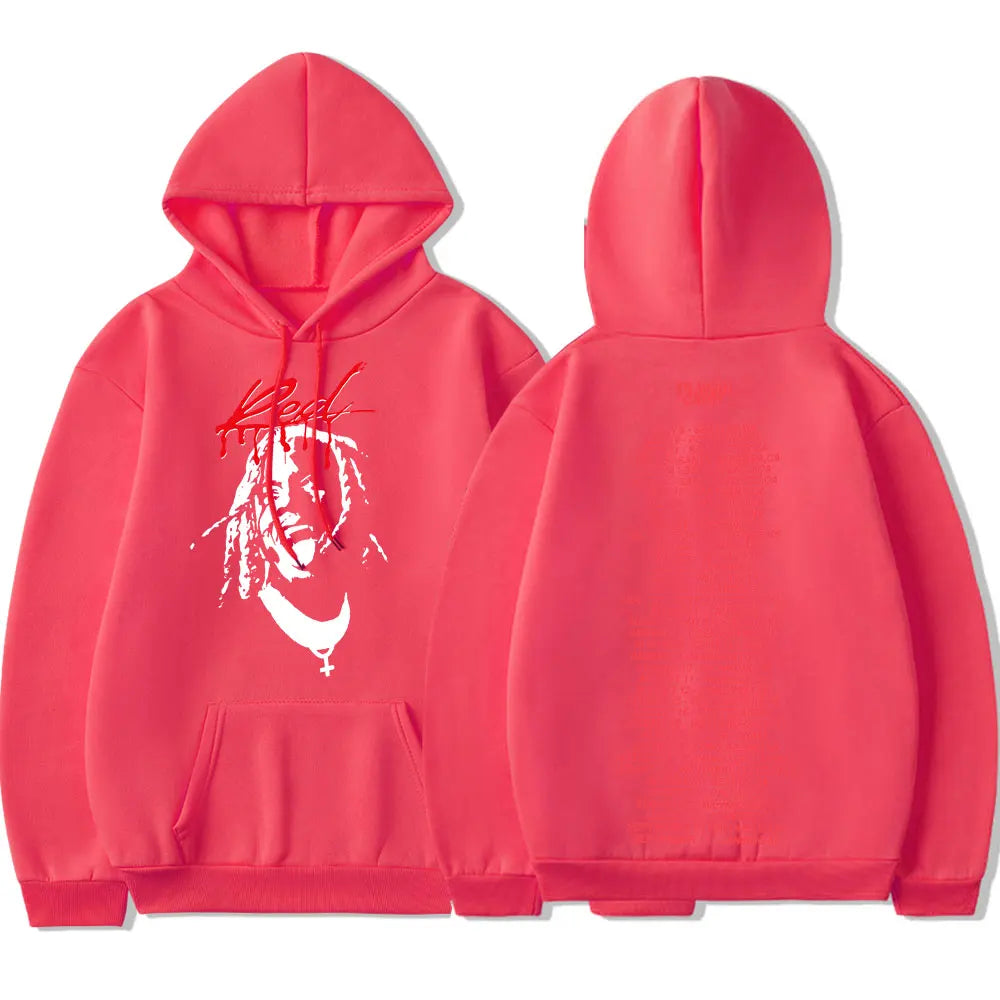 Playboi Carti Hoodie Whole Lotta Red Graphic Hooded Sweatshirt Vintage Hip Hop Long Sleeve Fleece Hoodies Harajuku Streetwear