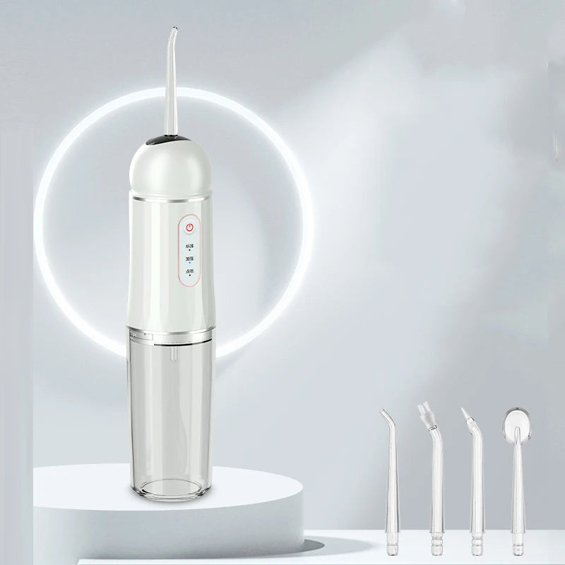 Xiaomi Youpin New Water Flosser Teeth Cleaner with 4 Nozzles Portable Dental Water Jet 3 Mode Irrigator Dental Teeth Cleaner