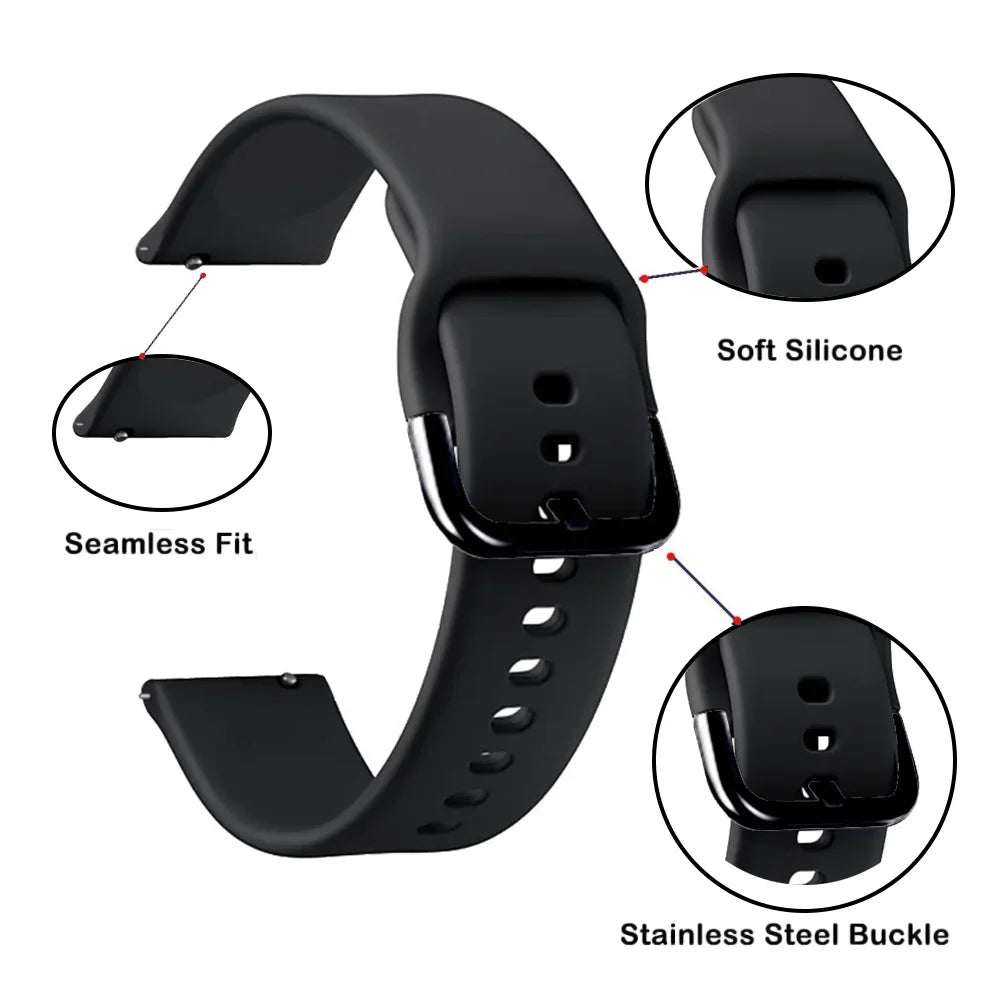 Silicone Strap + TPU Case for Amazfit Bip 3 Pro Smart watch Strap Bracelet for Huami Amazfit Bip 3 Wristband Accessories Band