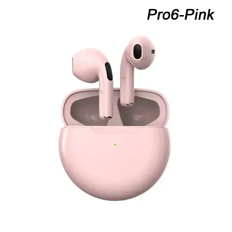 Original Pro 6 TWS Wireless Bluetooth Earphones Mini Pods Earbuds Earphone Headset For Xiaomi Android Apple IPhone Headphone