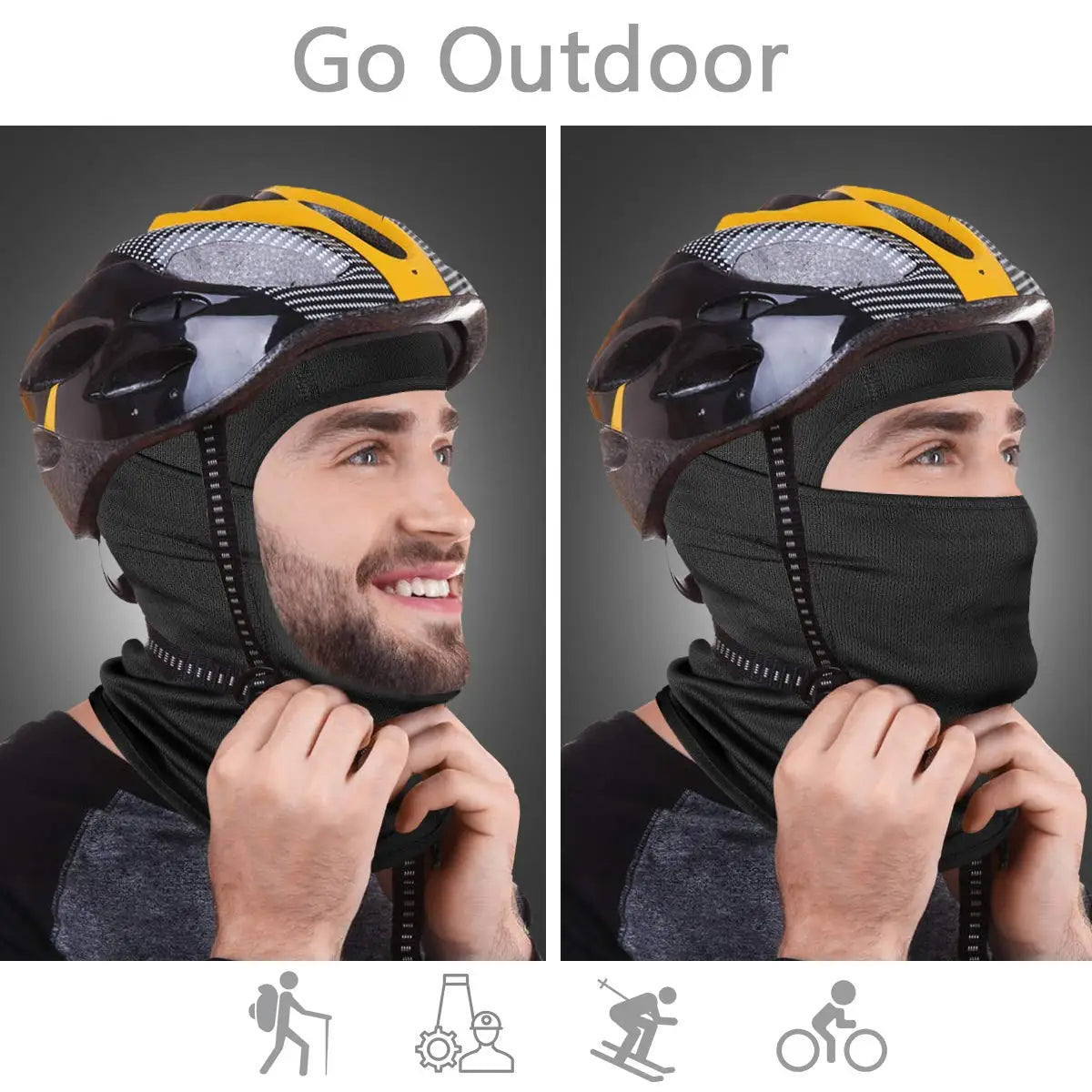 Balaclava Ski Mask Full Face Cover For Men And Women Breathable Full Face Mask For Skiing Outdoor Sports